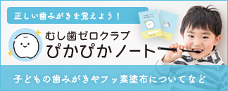 むし歯ゼロクラブ ぴかぴかノート