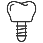 失った歯の治療にはインプラントがお勧めです